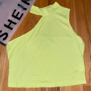 Mock neck crop top